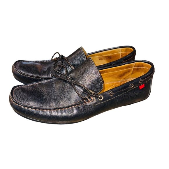 Marc Joseph New York Navy Leather Loafers Mens 12 Slip-On Driving Shoes Preppy main image 14